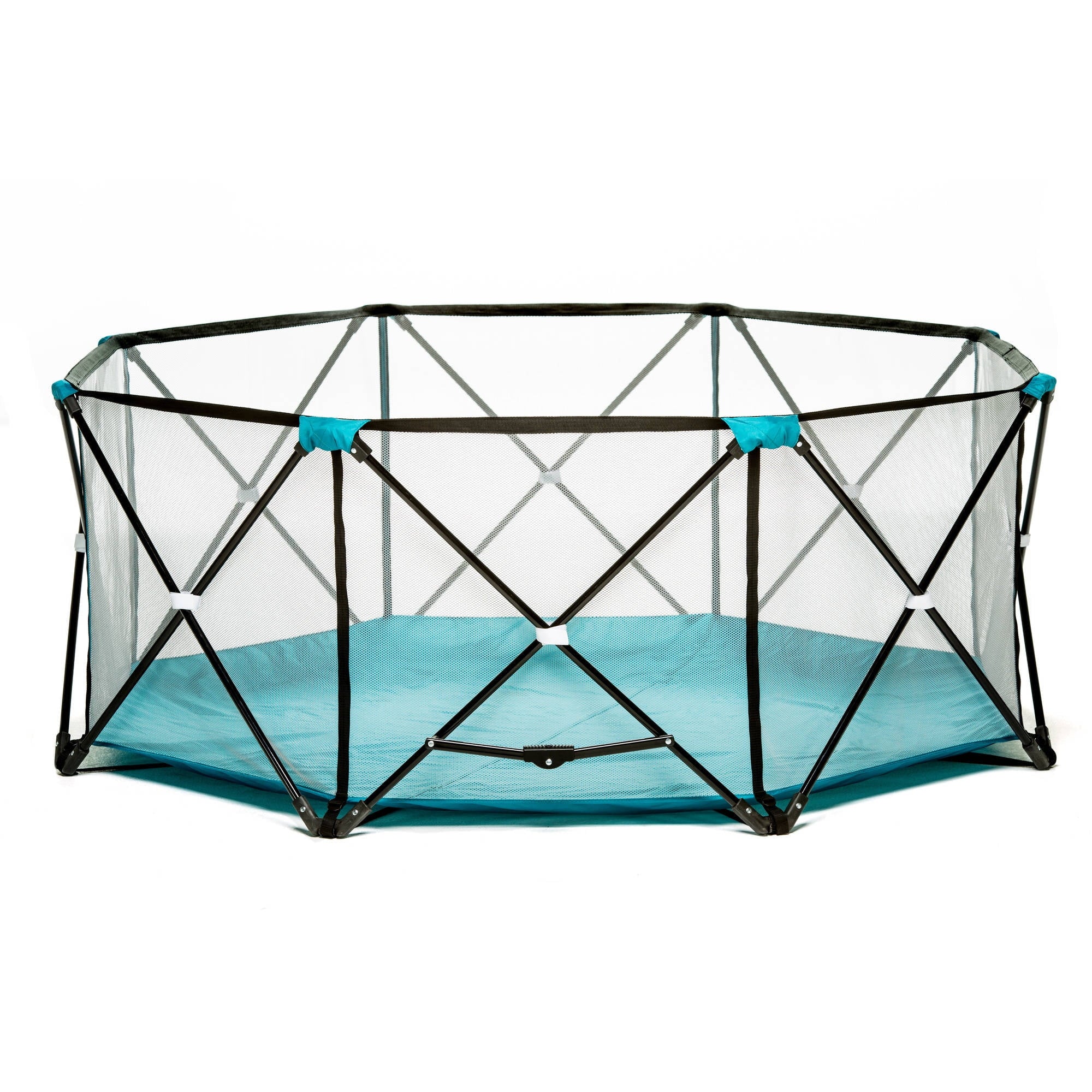 Regalo My Play® Portable Play Yard Indoor and Outdoor, Teal, 8-Panel, Portable, Unisex