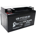 UpSizetart Battery Replacement 2011 Yamaha YZF-R1 1000CC Factory Activated, Maintenance Free, Motorcycle Battery - 12V, 8.6Ah, UB-YTZ10Size-BSize