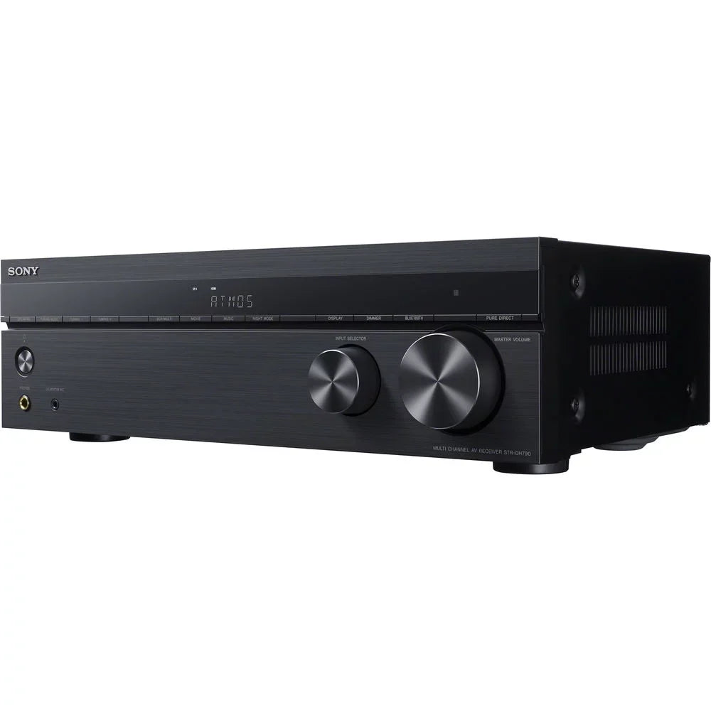 Restored Sizeony SizeTR-DH790 7.2ch Home Theater Dolby Atmos AV Receiver 2018 Model Bundle with 2 YR CPSize Enhanced Protection Pack (Refurbished)