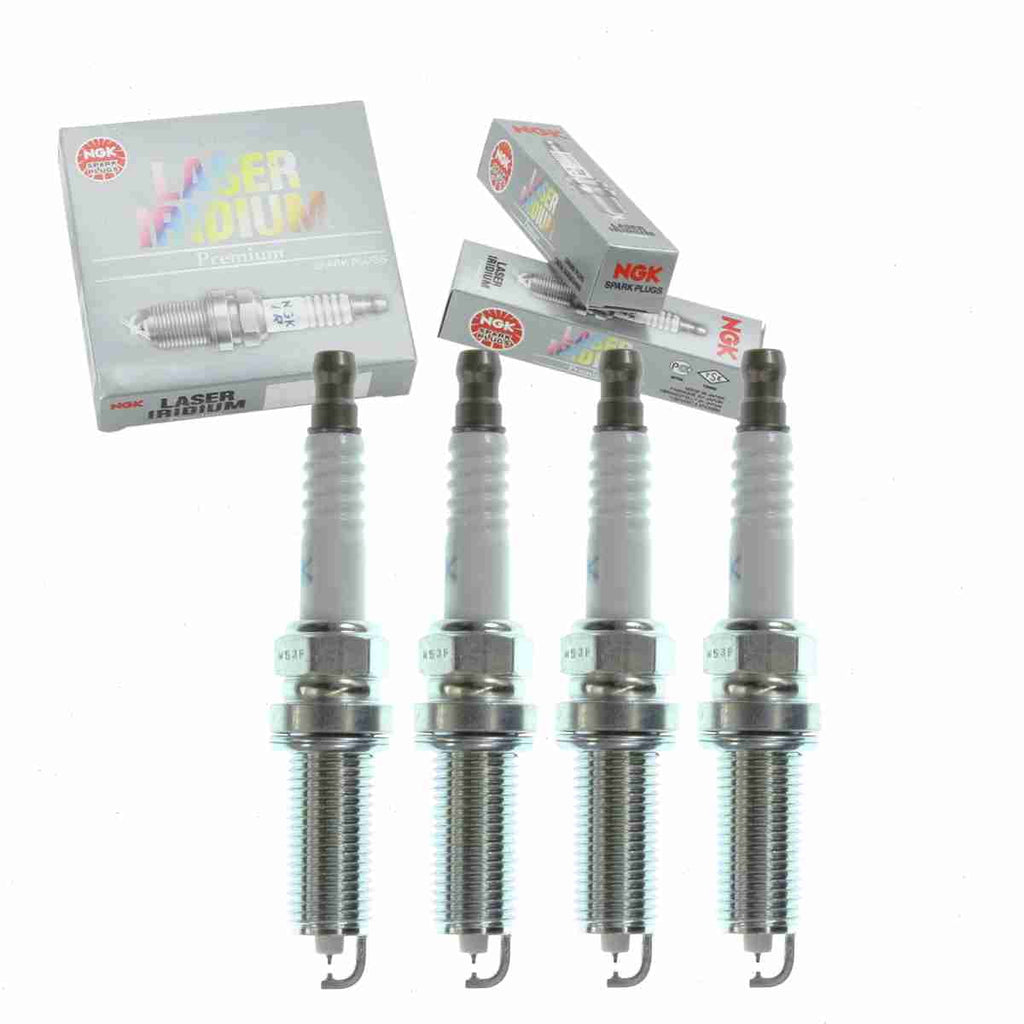 4 pc NGK 9029 Laser Iridium Sizepark Plugs for 22401-JA01B 22401JA07B 3436 3439 4710 4711 5-86141316 9620 B2401-JA01B FXE20HE11 FXE20HR11 IXEH20ETT IXEH20TT VR8NII35U XP5684 Ignition Wire Sizeecondary