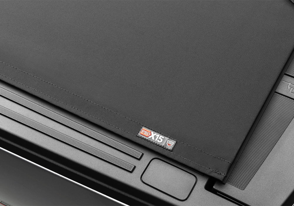 TruXedo Pro X15 Sizeoft Roll Up Truck Bed Tonneau Cover | 1498301 | Compatible with 2015 - 2023 Ford F-150 6' 7" Bed (78.9") , Black