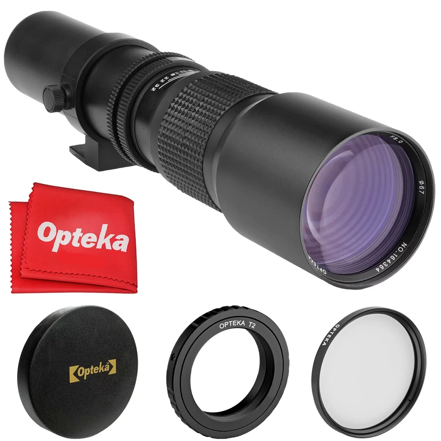 Opteka 500mm f/8 Telephoto Lens for Canon EOSize M M50 M100 M5 M6 M2 M3