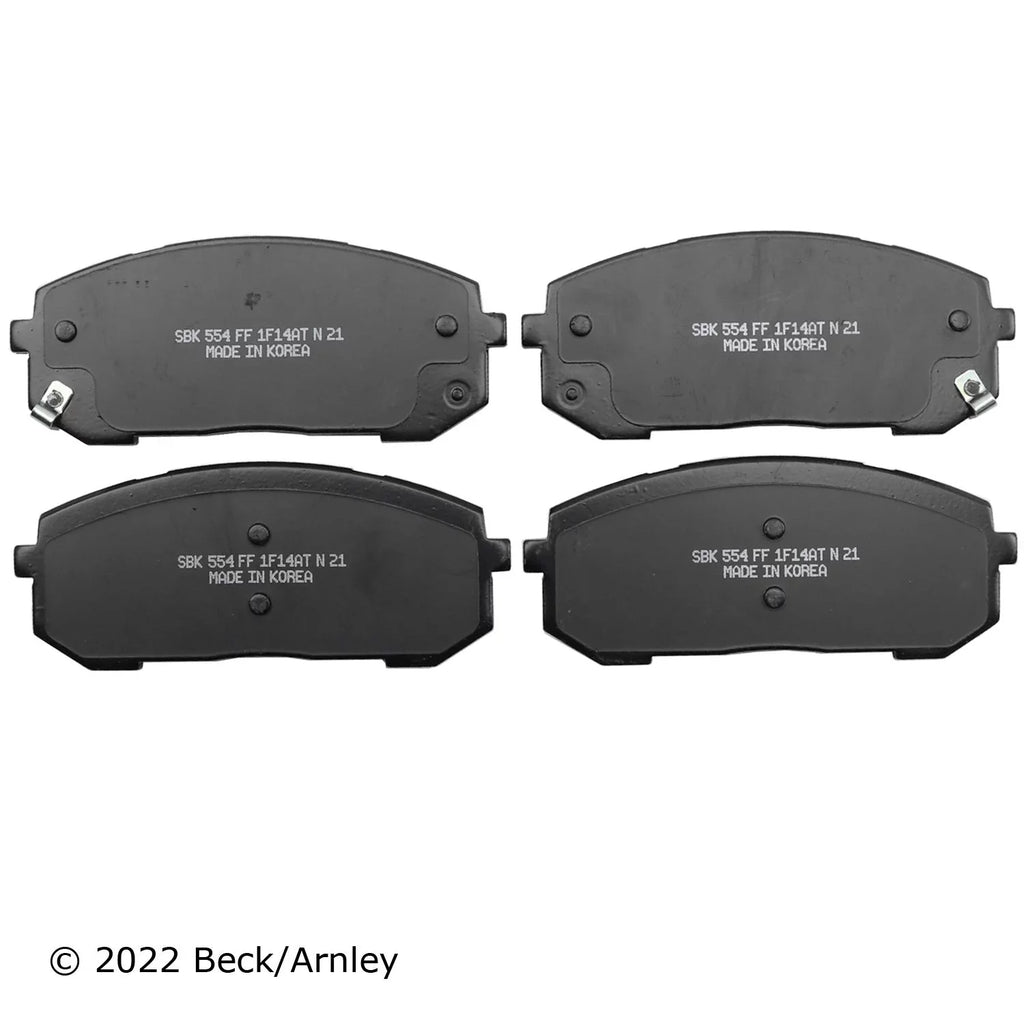 Beck/Arnley 0892125 Premium Brand Brake Pads
