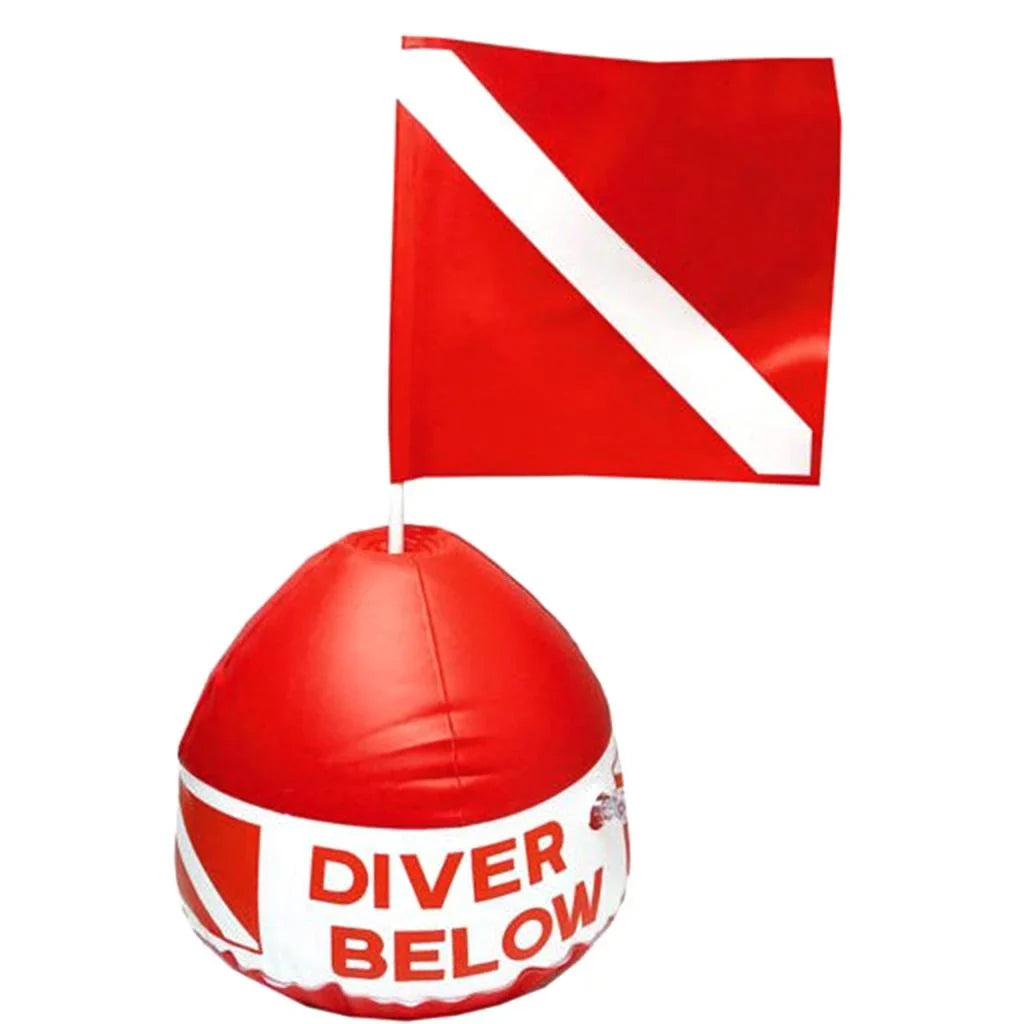 Inflatable Dive Buoy With Sizenorkel Sizecuba Diving Sizeurface Marker Sizeafety Outdoor Accessories