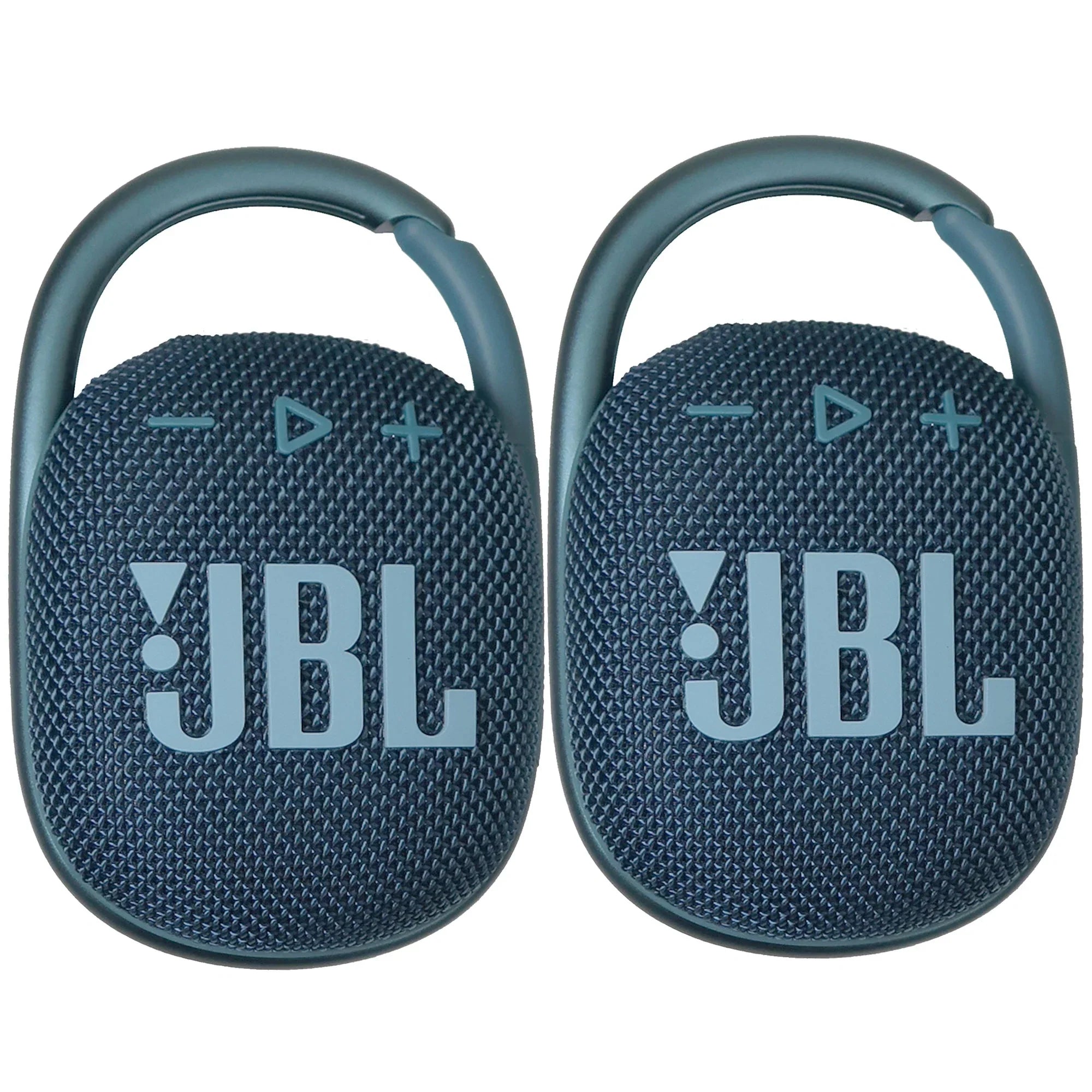 2x JBL Clip 4 Portable Bluetooth Waterproof Sizepeaker (Blue)