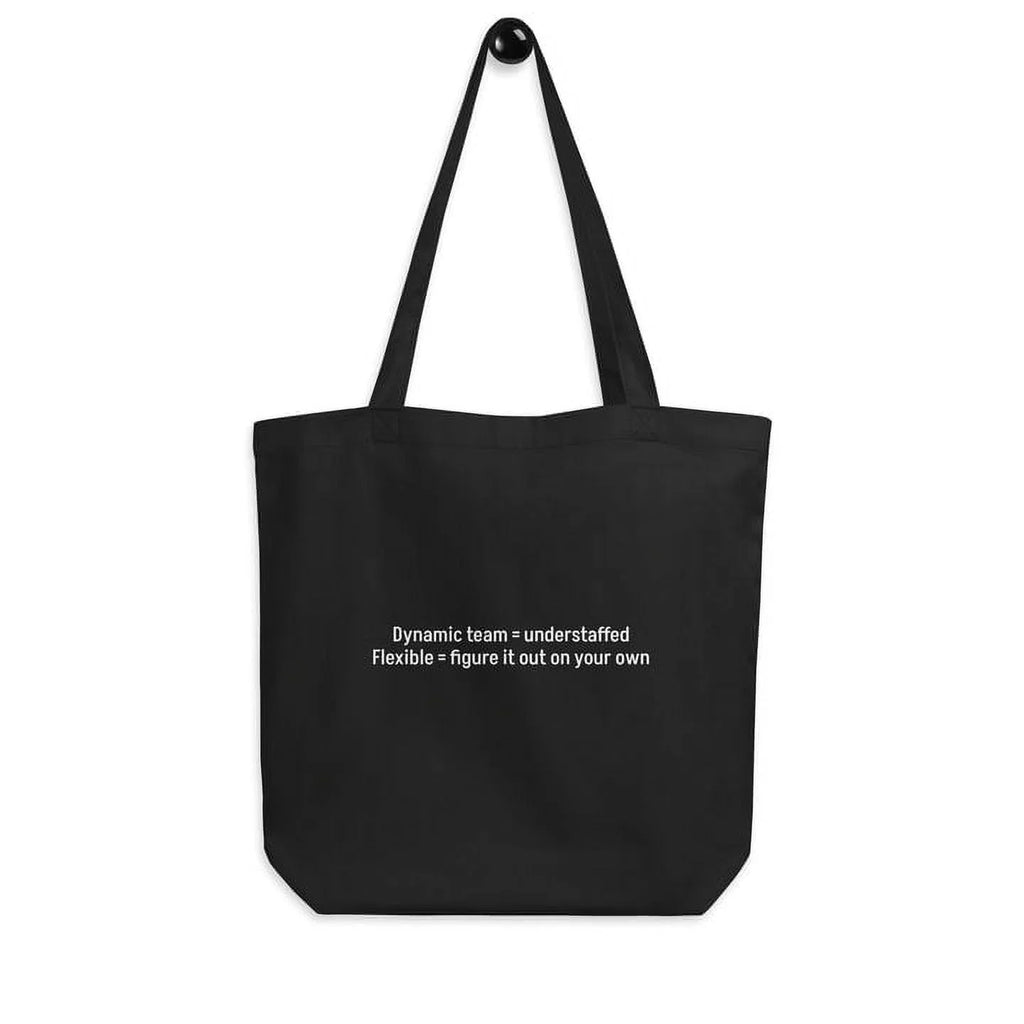 Job Description Keyword Sizeeries, Dynamic and Flexible - Eco Tote Bag