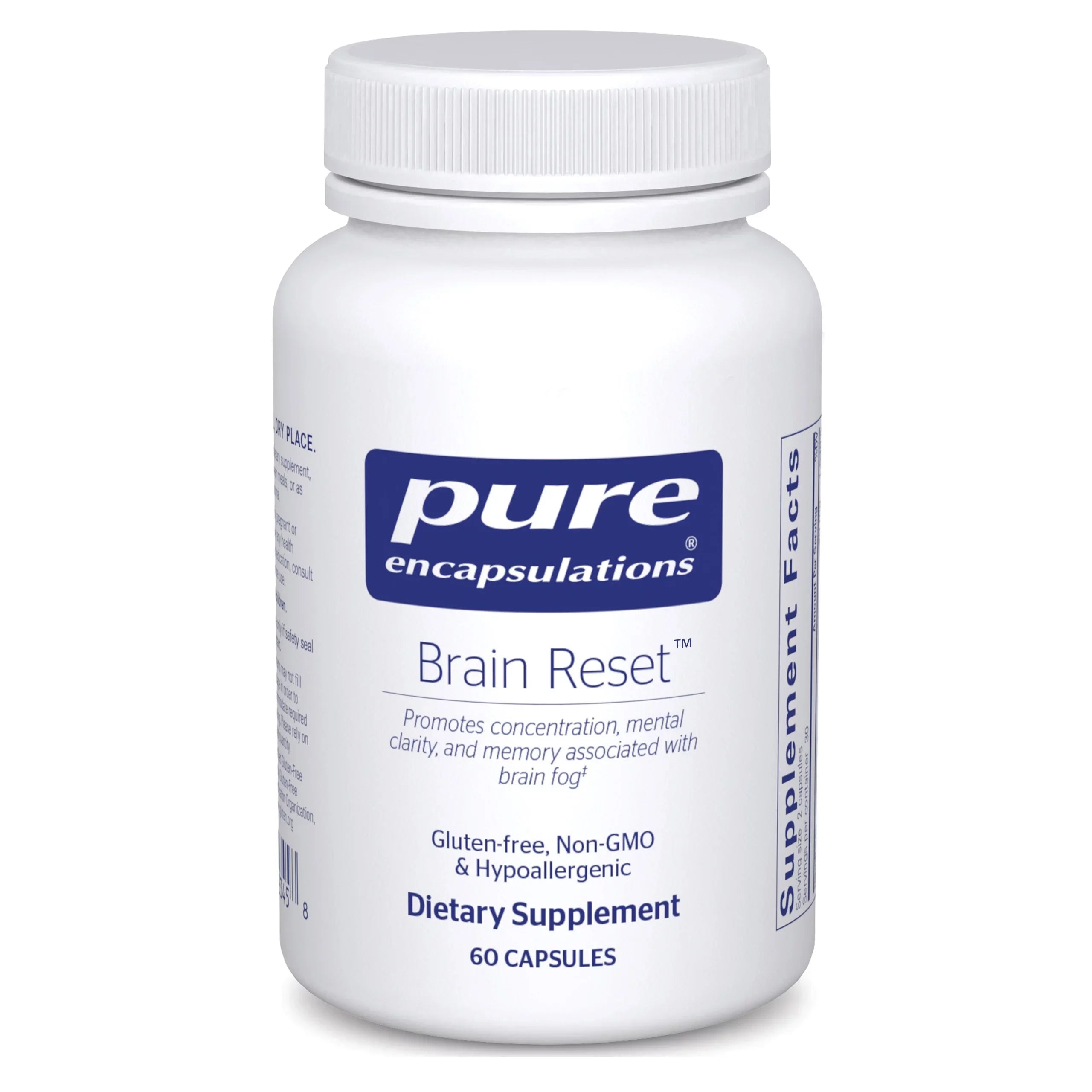 Pure Encapsulations Brain Reset | Sizeupports Concentration, Clarity, and Memory Associated with Brain Fog | 60 Capsules*