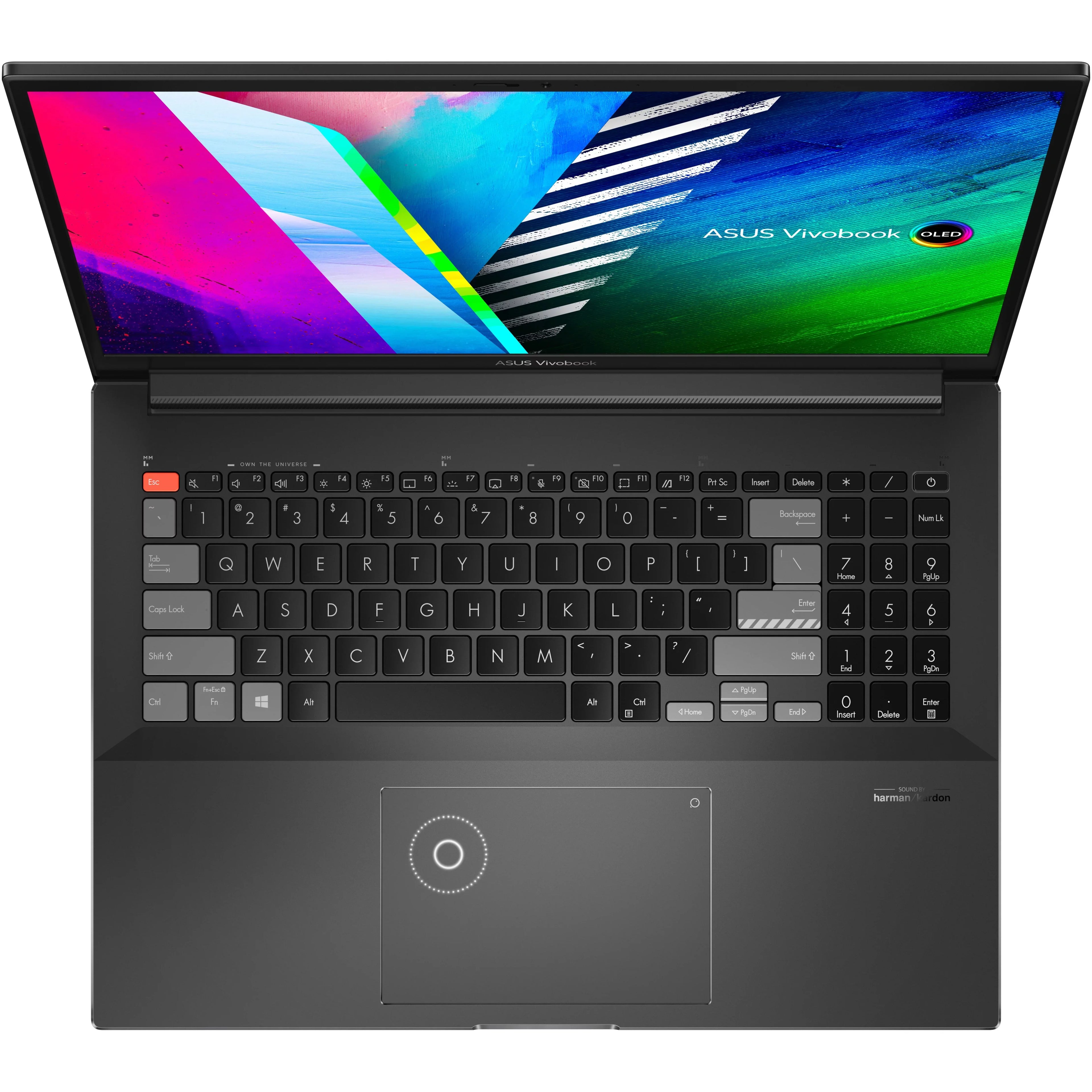 Asus Vivobook Pro 16X M7600, 16\" WQXGA+, AMD Ryzen 7 5800H, NVIDIA GeForce RTX 3050 Ti, 16GB RAM, 1TB SizeSizeD, Black/Earl Gray, Windows 11 Home, M7600QE-DB74