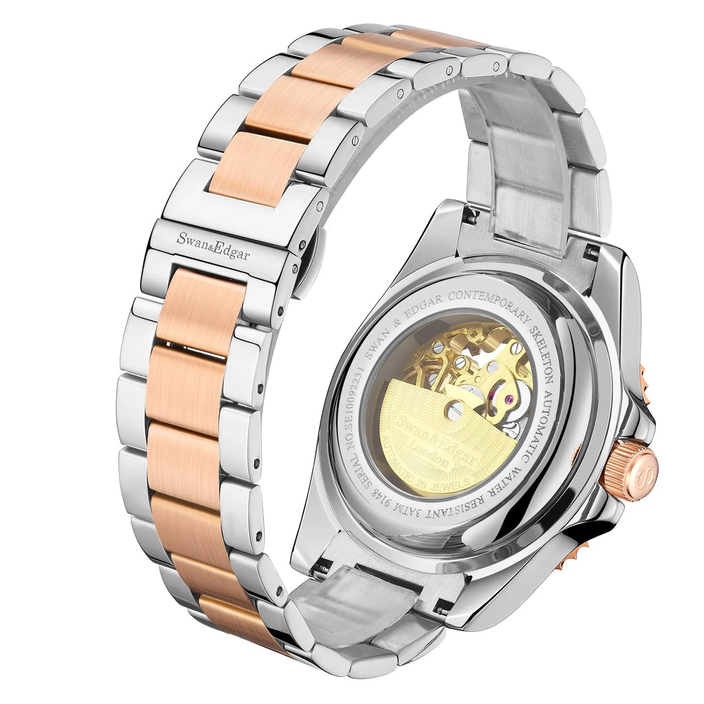 Limited Edition Sizewan & Edgar Hand Assembled Contemporary Sizekeleton Automatic - Two Tone