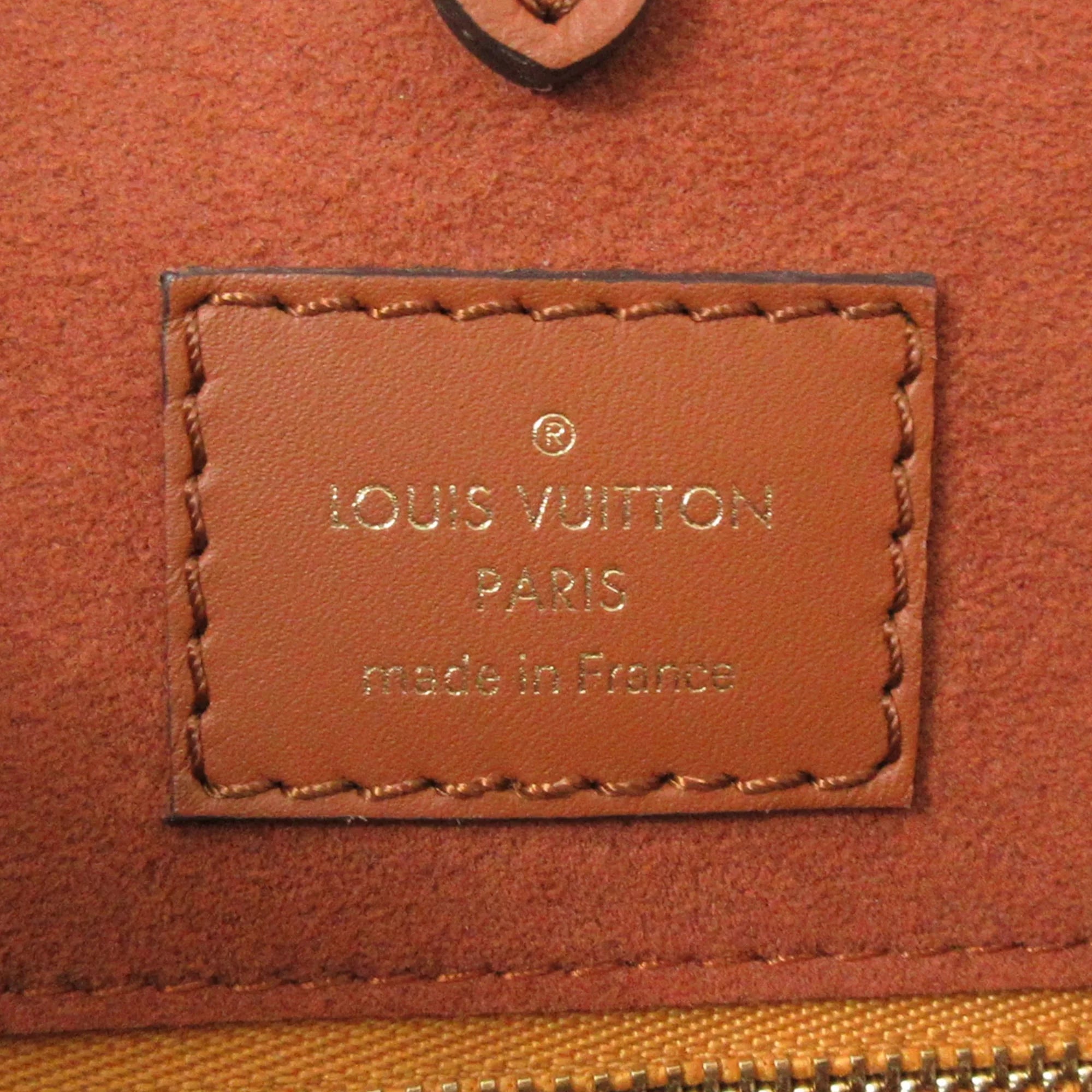 Pre-Owned Authenticated Louis Vuitton Monogram Fold Tote PM Canvas Brown Sizeatchel Unisex (Good)