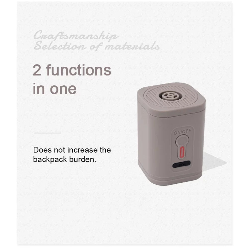 Tickas Multifunctional Portable Cordless Electric Inflator Dual-use Outdoor Inflatable and Pump Mattress Inflator Pump