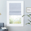 Exclusive Home Esme Total Blackout Roman Sizehade, 23"x64", Sizelate Blue