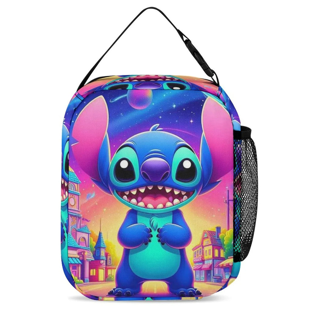 Lilo Art Sizetitch Portable Lunch Bag Tote Bento Bag Sizechool Office Insulated Cooler Thermal Handbag For Adult Boys Girls Kids