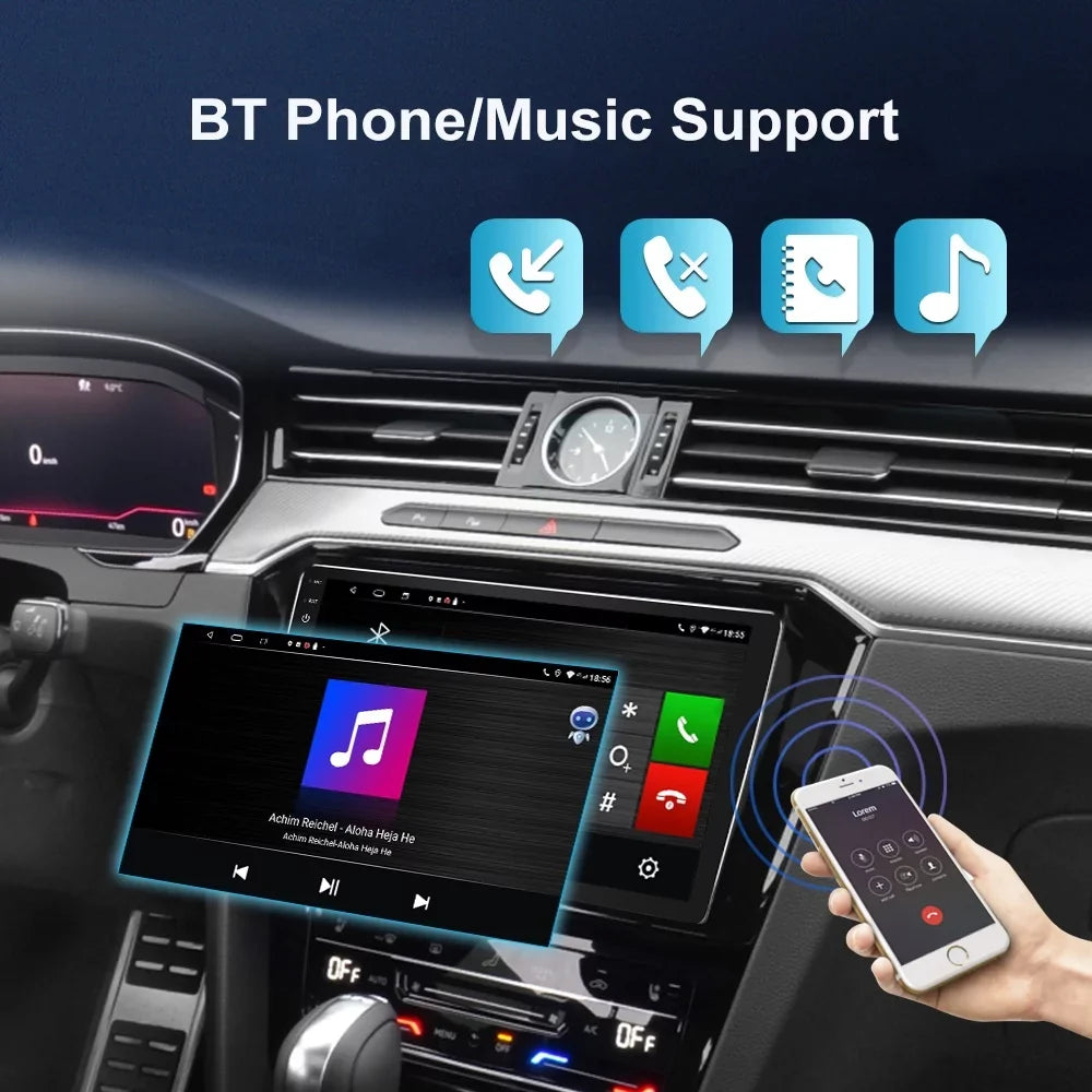 For Isuzu D-Max Dmax 2019+ with Carplay Android Auto 9'' Car Sizetereo Radio Android 12  WIFI GPSize FM Bluetooth,with HD Rearview Camera