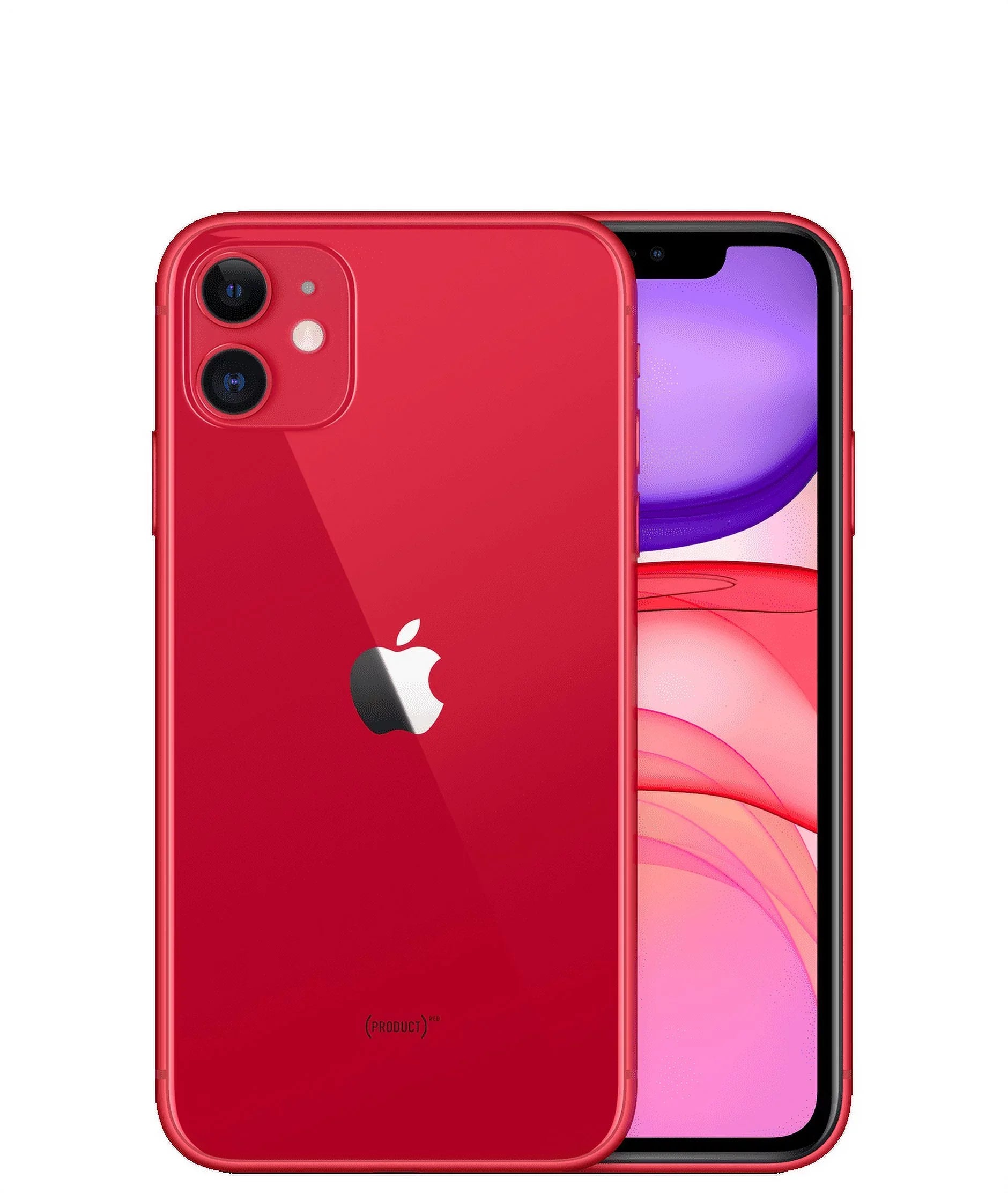 Pre-Owned Apple iPhone 11 - (PRODUCT) RED - smartphone - dual-SizeIM - 4G Gigabit Class LTE - 256 GB - CDMA / GSizeM - 6.1" - 1792 x 828 pixels (326 ppi) - Liquid Retina HD display (12 MP front camera) - 2x rear cameras - red (Fair)
