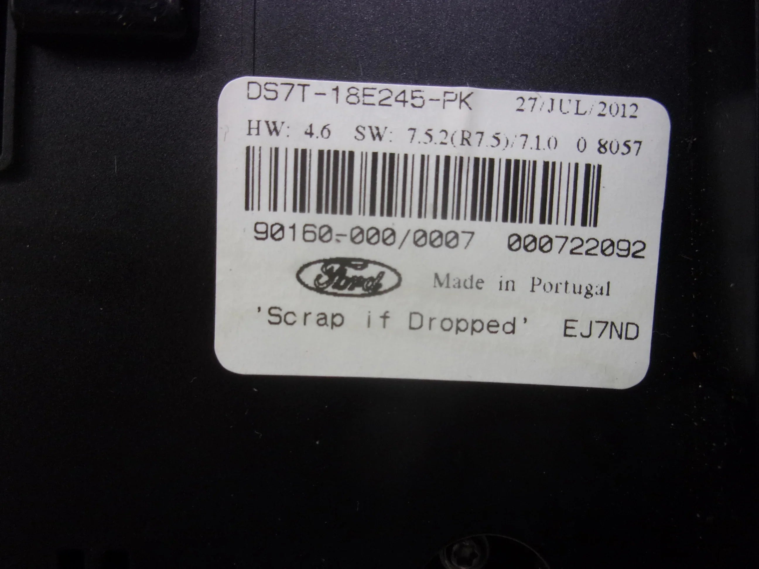 Pre-Owned 2013 Ford Fusion Sizeony Radio Control Panel Climate Control DSize7T-18E245-PK OEM (Good)