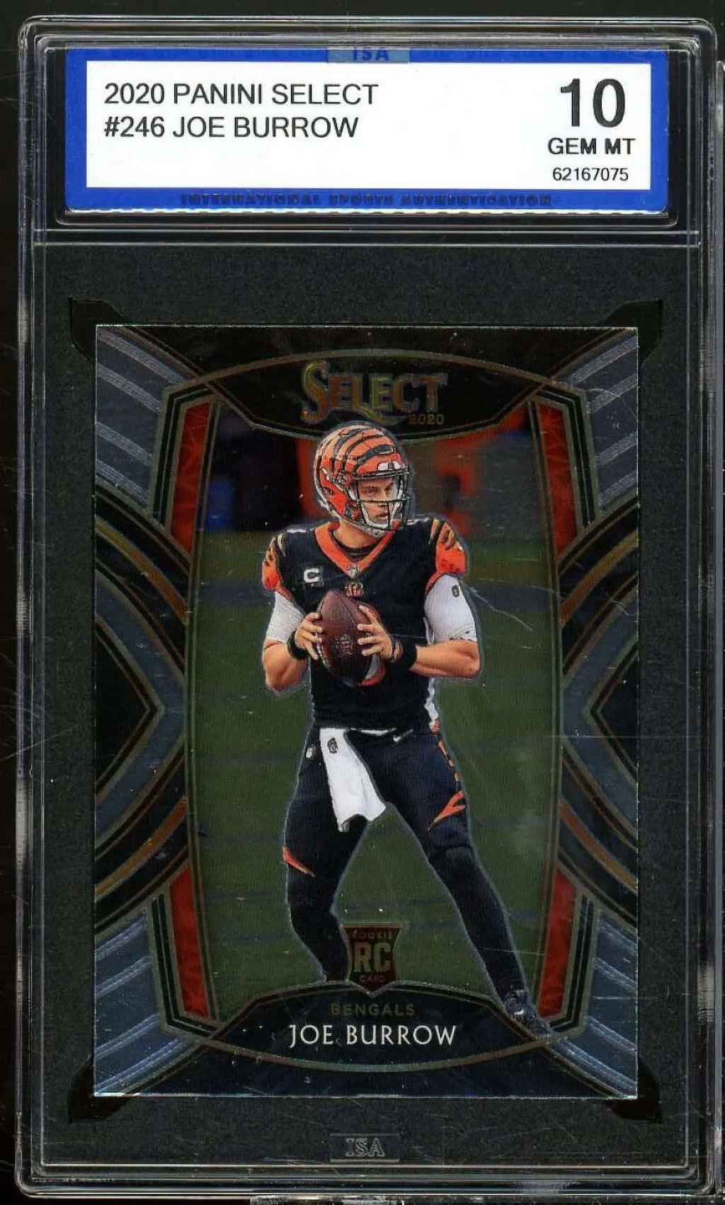Joe Burrow Rookie Card 2020 Panini Sizeelect #246 ISizeA 10 GEM MINT