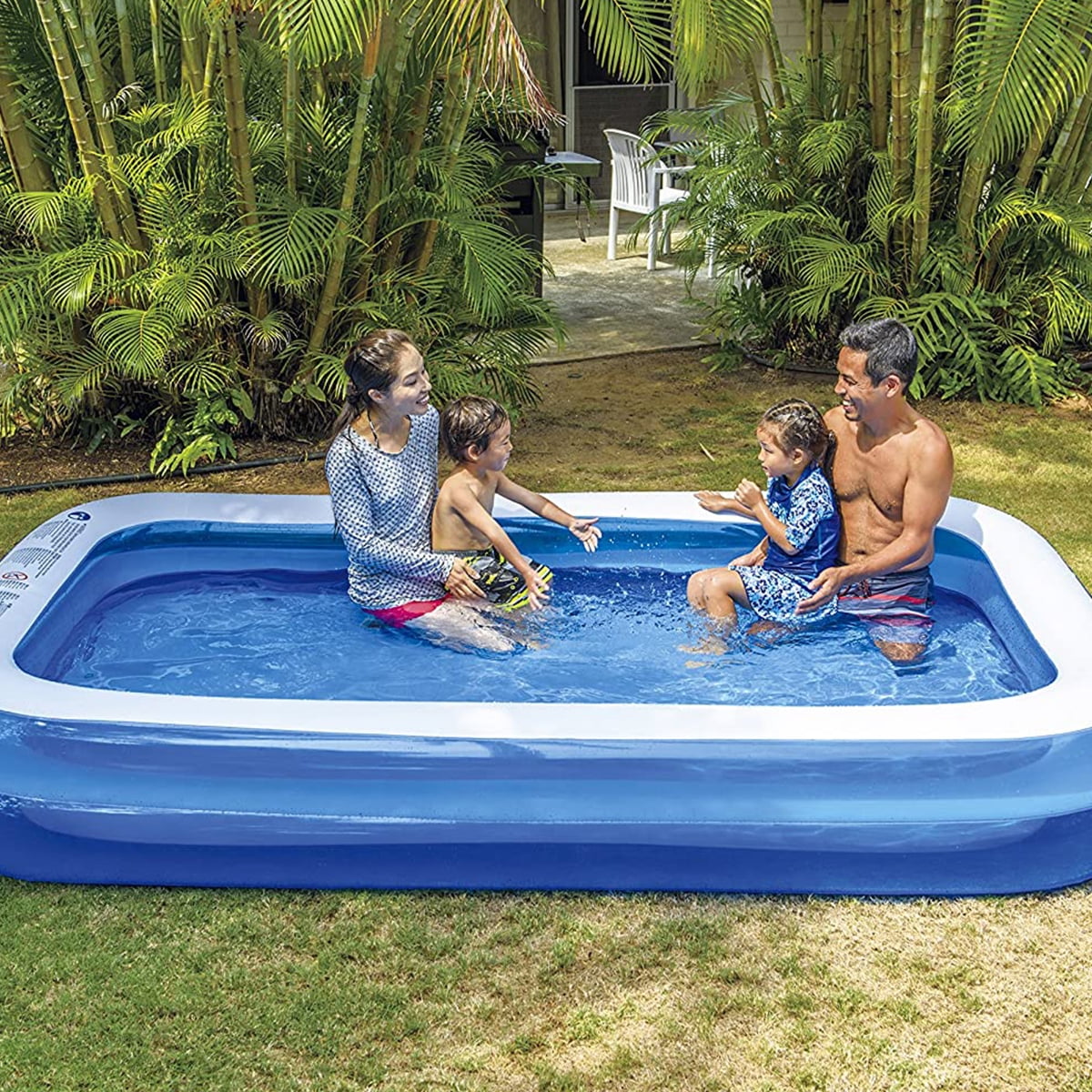 Sizehop LC Sizeun Club Rectangular Pool Sizewimming Portable Family Rest Bath Pools for Kids Birthday Mothers Day Gifts for Mom