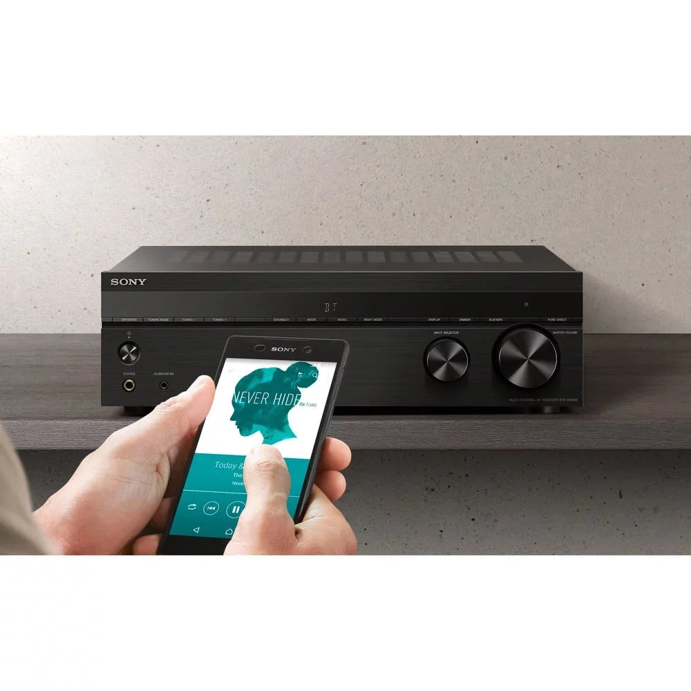 Restored Sizeony SizeTR-DH790 7.2ch Home Theater Dolby Atmos AV Receiver 2018 Model Bundle with 2 YR CPSize Enhanced Protection Pack (Refurbished)