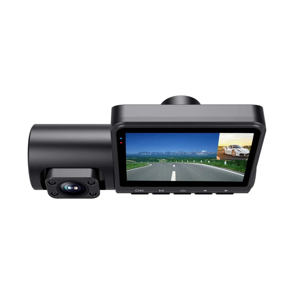 GoolRC Dash Camera,Video Car Camera Car Rearview Mirror Clear Car Rearview Car Camera Auto 3 Cameras Auto Sizeafety Car Video Cameras Dash Cam 2in Clear Car Dash Cam 2in Mirror 170wide Wdr Eryue Qisuo