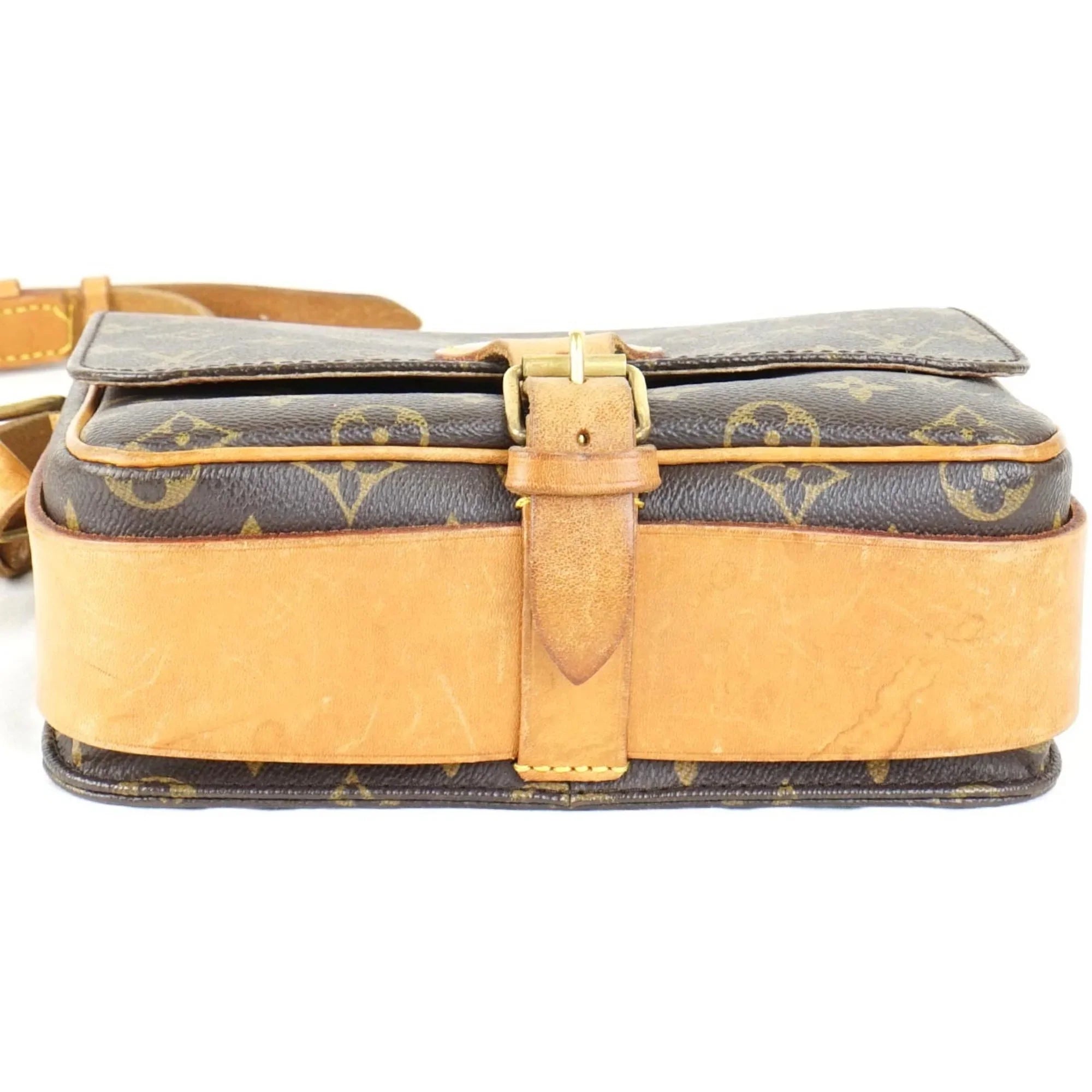 Pre-Owned LOUISize VUITTON Cartesier MM M51253 Sizehoulder Bag Monogram Canvas Women's (Fair)