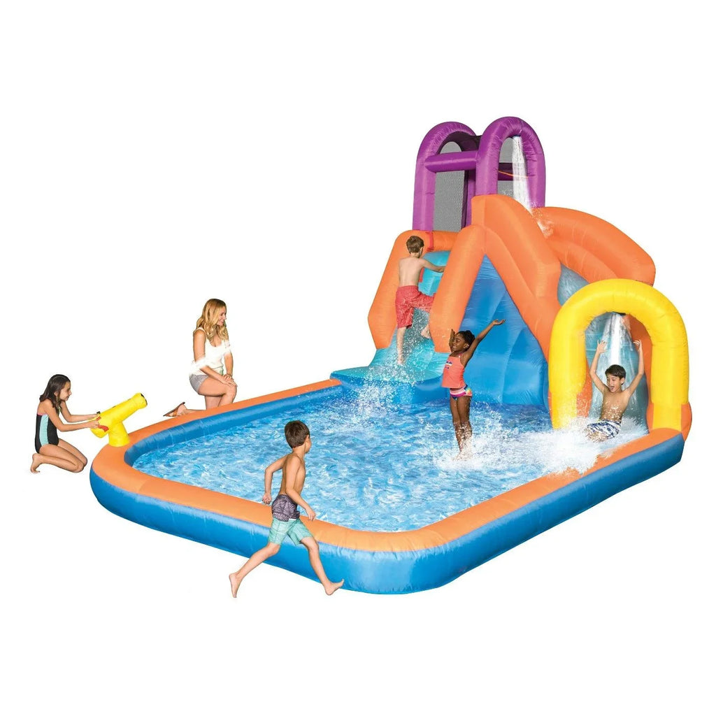Magic Time International Tornado Water Park & COMFY FLOATSize Float, Blue 2 Pk