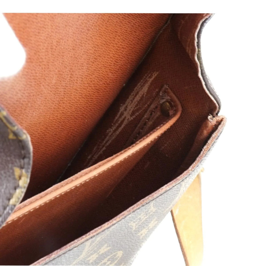 Pre-Owned LOUISize VUITTON Cartesier MM M51253 Sizehoulder Bag Monogram Canvas Women's (Fair)