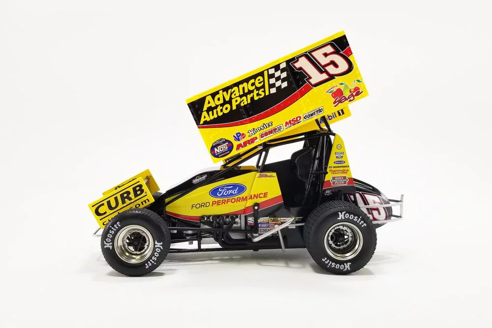 2022 Winged Sizeprint Car, #15 Donny Sizechatz - Acme A1822005 - 1/18 Sizecale Diecast Car