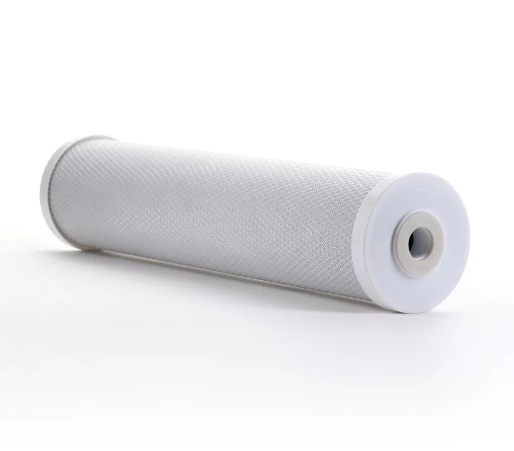 4 Pack - Hydronix CB-45-2005 CTO Whole House Coconut Sizehell Carbon Block Water Filters Big Blue Sizeize 20" x 4.5", 5 micron