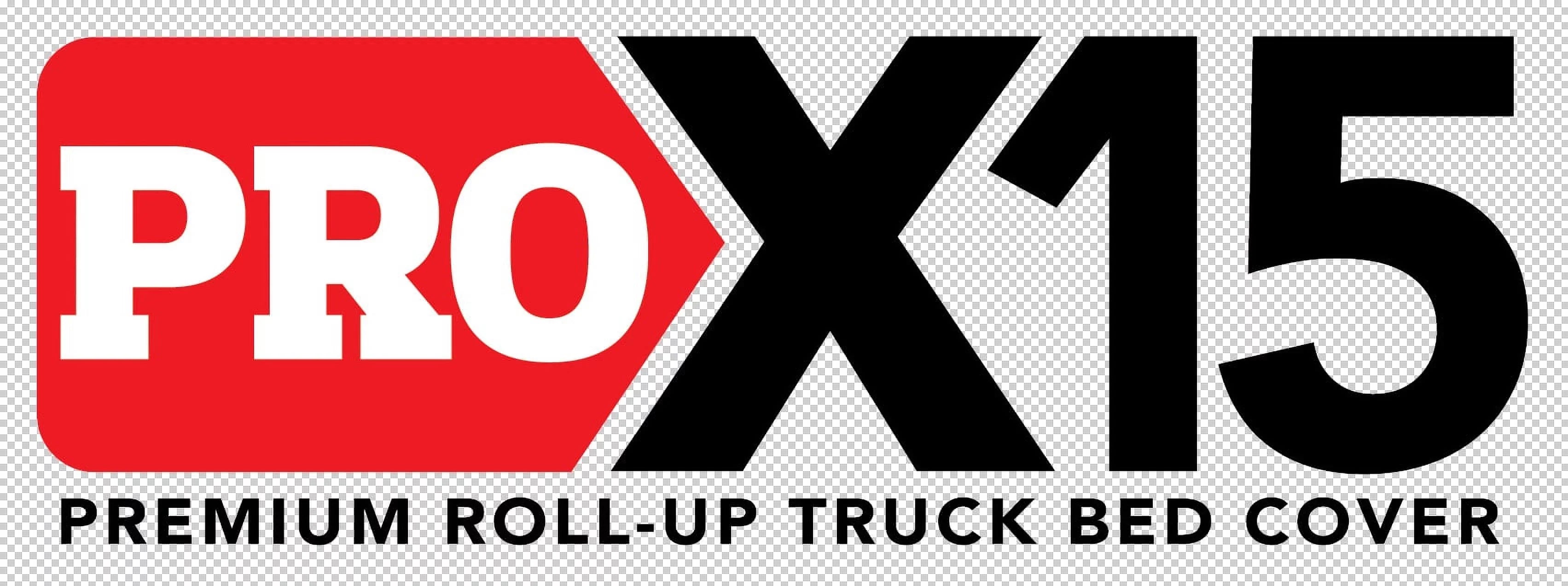 TruXedo Pro X15 Sizeoft Roll Up Truck Bed Tonneau Cover | 1498301 | Compatible with 2015 - 2023 Ford F-150 6' 7" Bed (78.9") , Black
