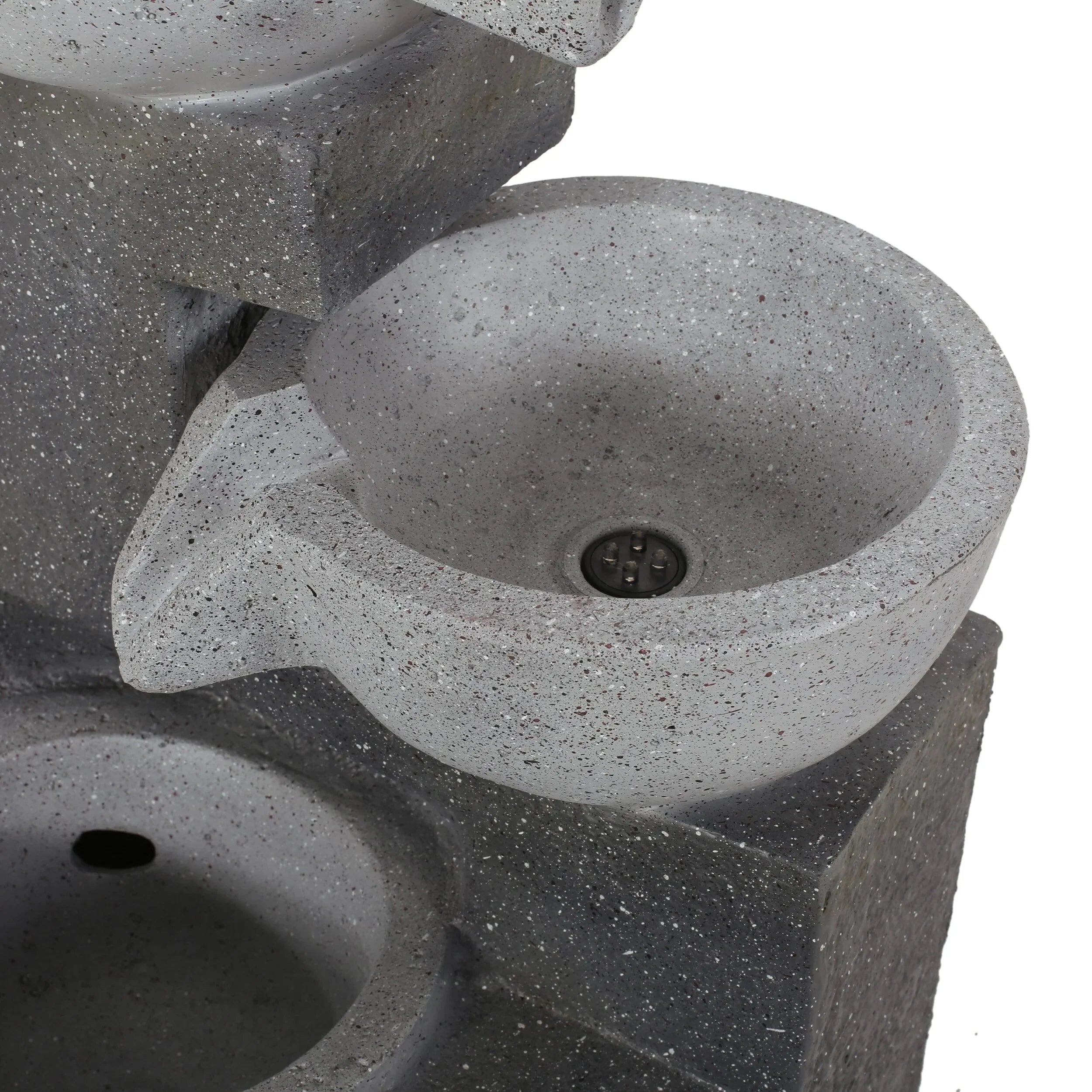 Christopher Knight Home Catoosa Outdoor Modern 3 Tier Fountain by
