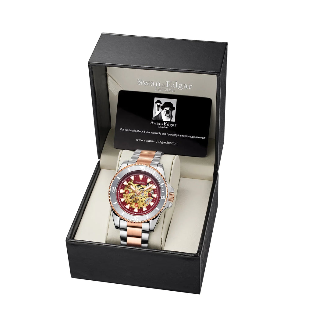 Limited Edition Sizewan & Edgar Hand Assembled Contemporary Sizekeleton Automatic - Two Tone