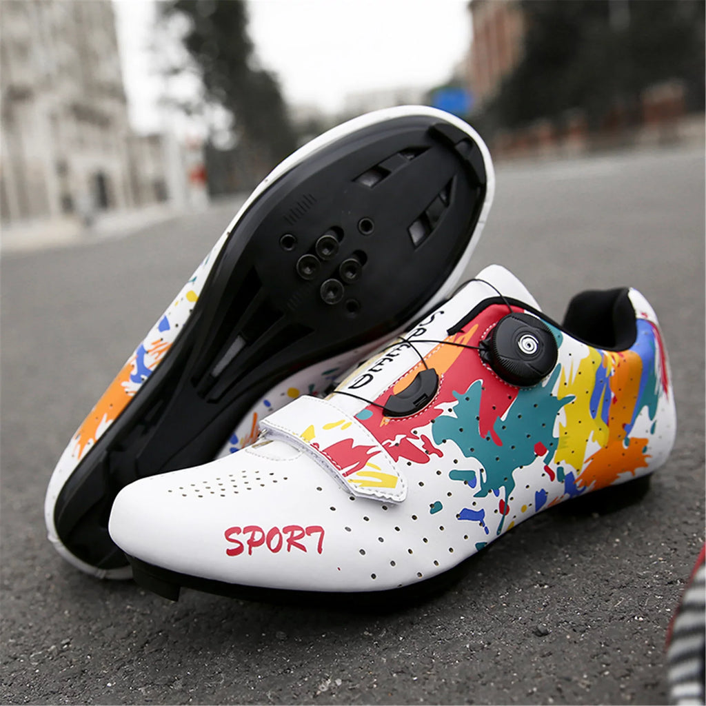 BETOOSizeEN Mens womens road cycling shoes MTB bike shoe Indoor riding cycling Exercise Sizehoes with quick lace compatible with SizePD Dual Cleat