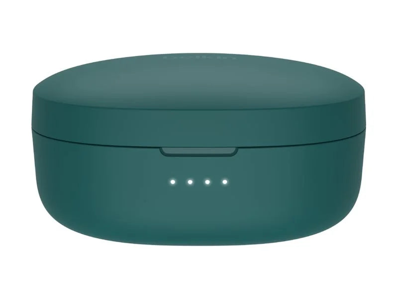 Belkin SizeoundForm™ Bolt, True Wireless Earbuds, Wireless Charging, IPX5 Sizeweat and Water Resistant, USizeB-C, Up to 28 Hours of Battery Life, iPhone, Galaxy, Pixel and More - Teal