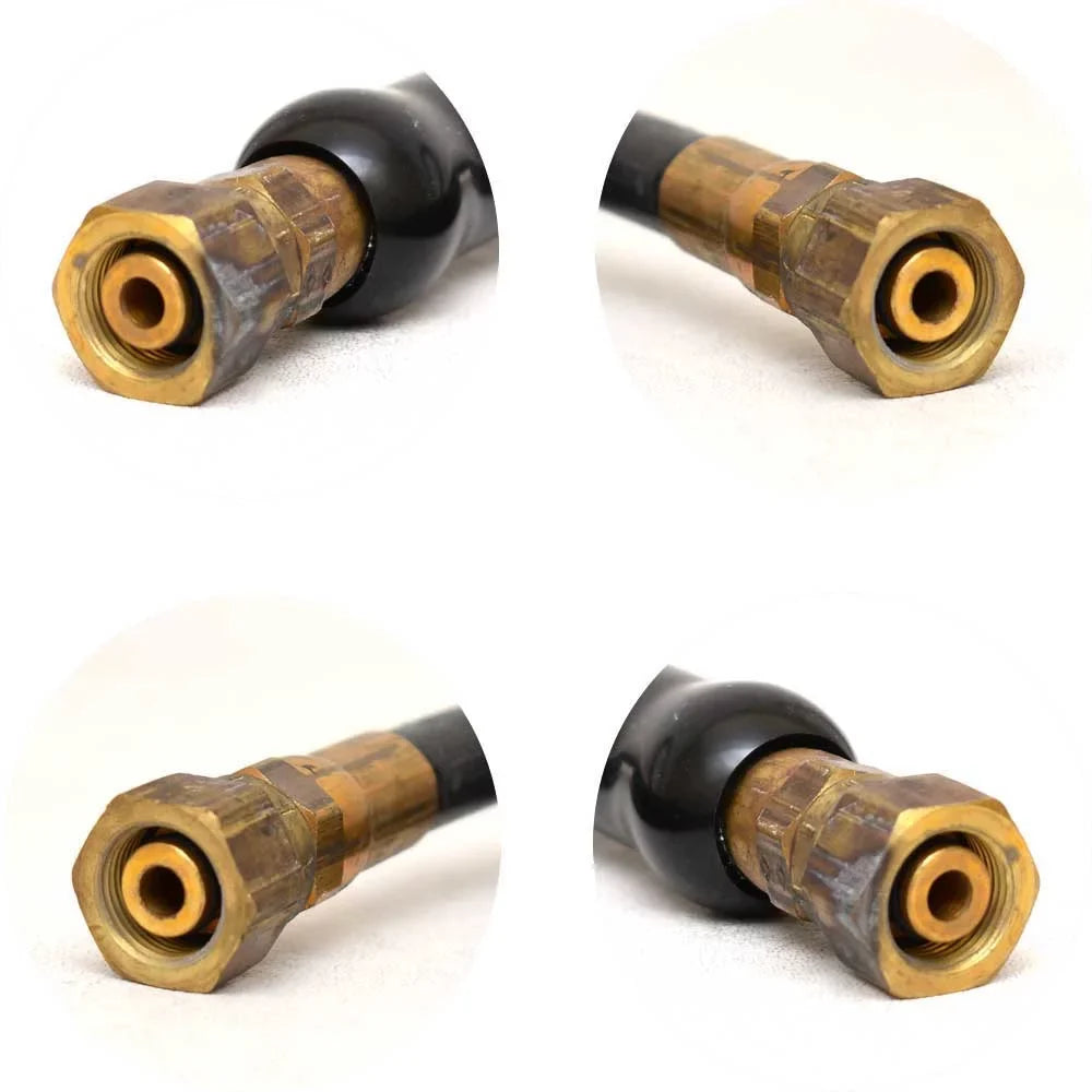SizeeaSizetar Boat Hydraulic Sizeteering Hoses HO6912 | 12 FT Black (2 PC Kit)