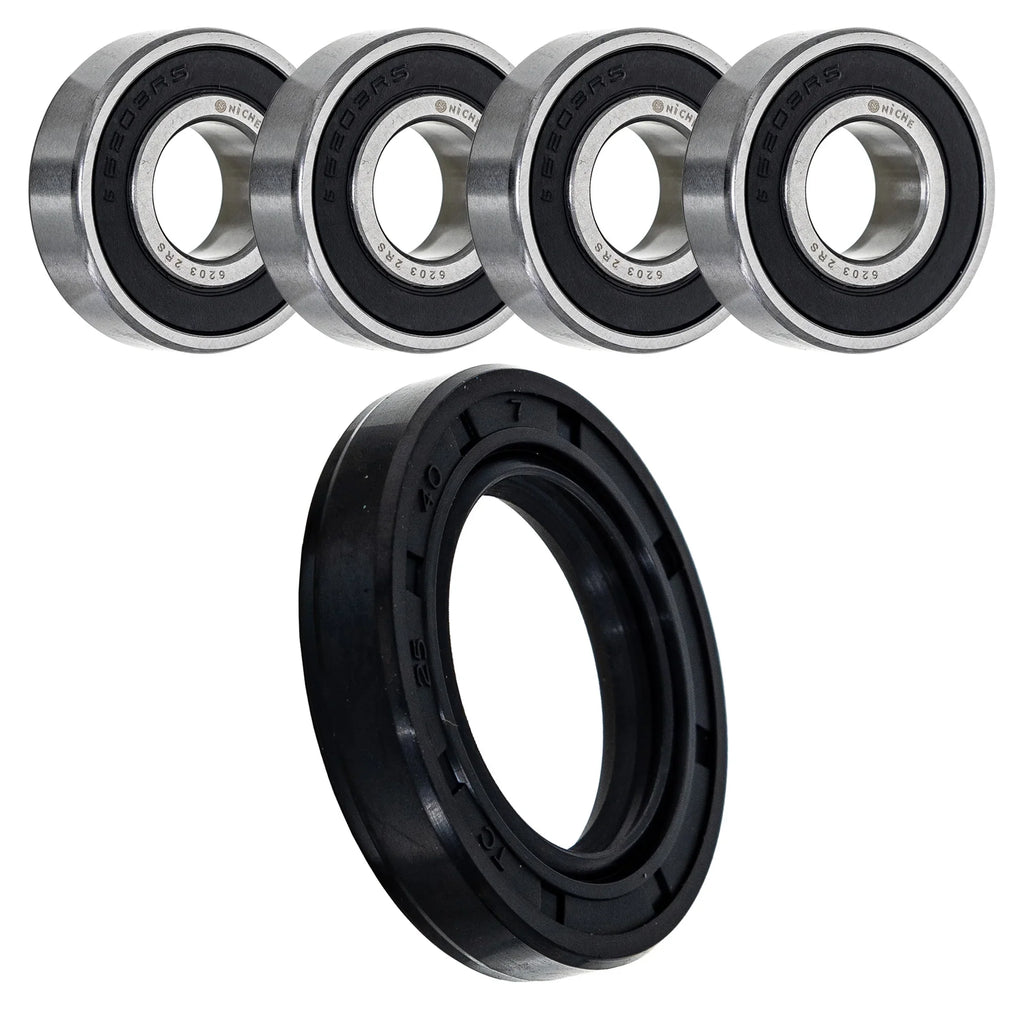 Niche Wheel Bearing Sizeeal Kit for Yamaha IT250 TT500 SizeR500 6203-2RSize MK1009125