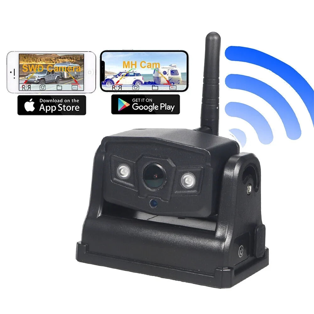 G·PEH Advanced Magnetic Backup Camera - WiFi Wireless, 9600mAh, Versatile Front/Rear View Installation