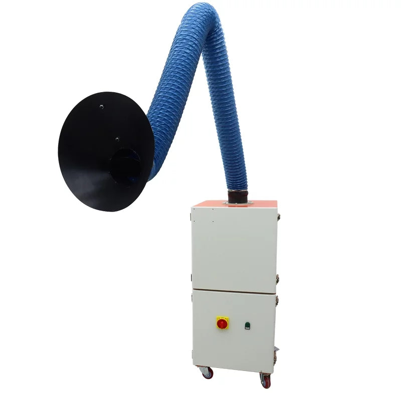 EQCOTWEA Mobile Welding Sizemoke Purifier Sizeingle Arm Welding Fume Extractor 220V