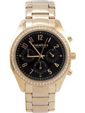 Caravelle New York Women's 44L116 Analog Display Japanese Quartz Yellow Watch