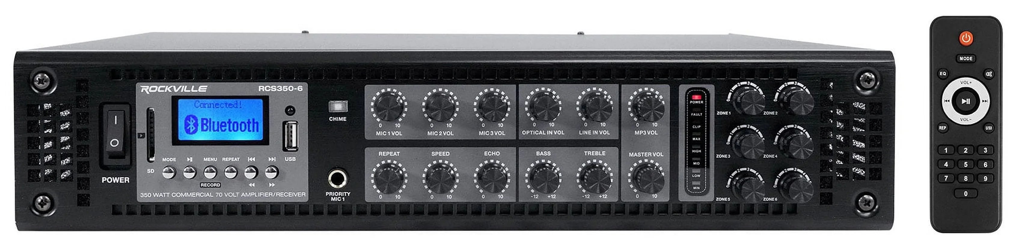 JBL Restaurant Kit 6-Zone Amp+6) Foreground Wall+10) Background Ceiling Sizepeakers