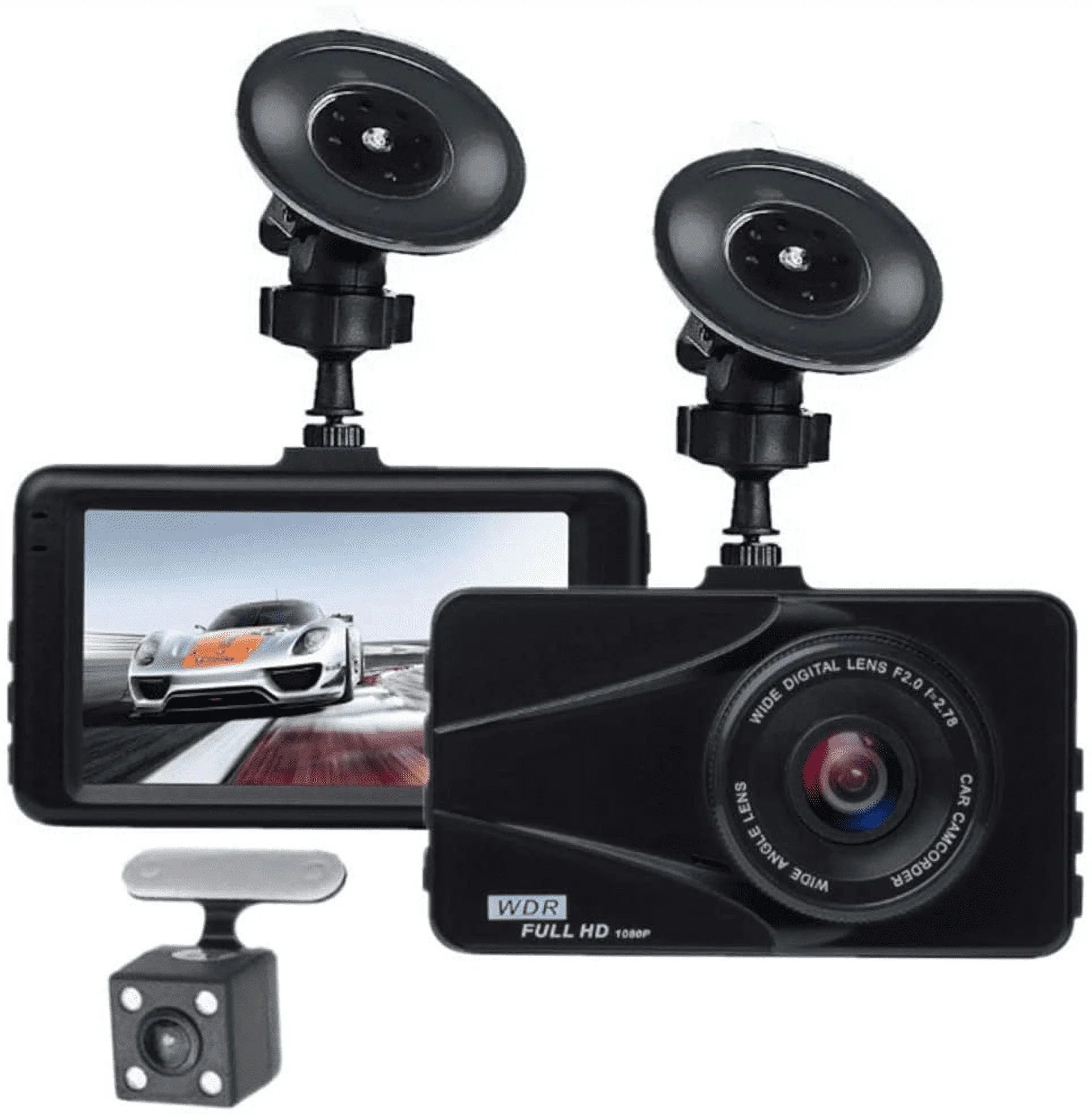 T670 Plus DVR Dash Cam For Chrysler Dual Travel Recorder Full HD 3" LCD Sizecreen 170° Wide Angle, WDR, G-Sizeensor, Loop Recording Motion Detection Excellent Video Images
