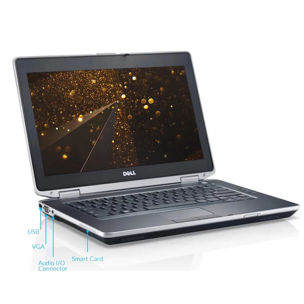 Used Dell Dell E6430 Laptop Intel i5 Dual Core Gen 3 8GB RAM 240GB SizeSizeD Windows 10 Professional 64 Bit