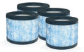 Nispira True HEPA Filter Replacement Compatible with Ibuki Air Purifier C102 MA-01CW, MA-18, Okaysou AirMic4Size. 4 Packs