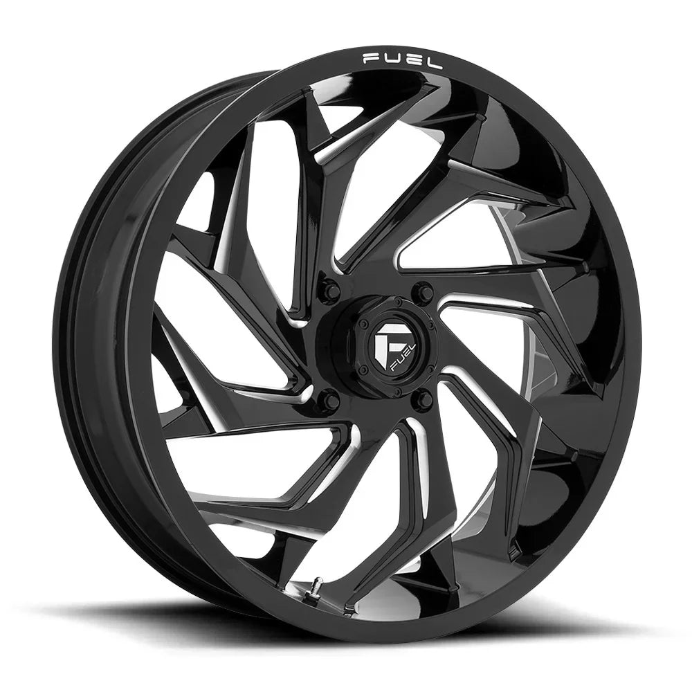 Fuel Reaction 18" Wheels Black 35" Interforce 628 Tires Polaris RZR XP 1000 / PRO XP / Ranger XP 900/1000
