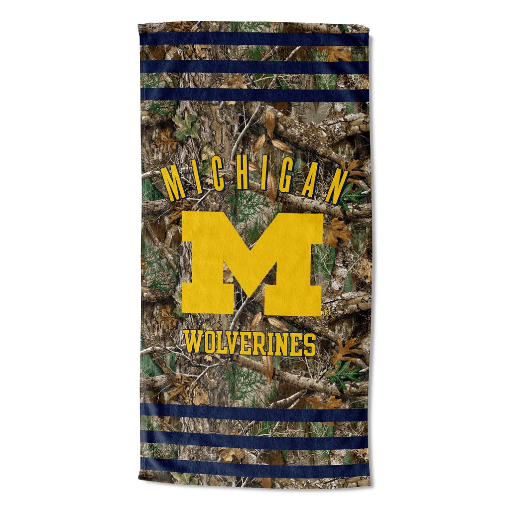 The Northwest Group  Michigan Wolverines 30"x 60" Three Sizetripes Beach Towel