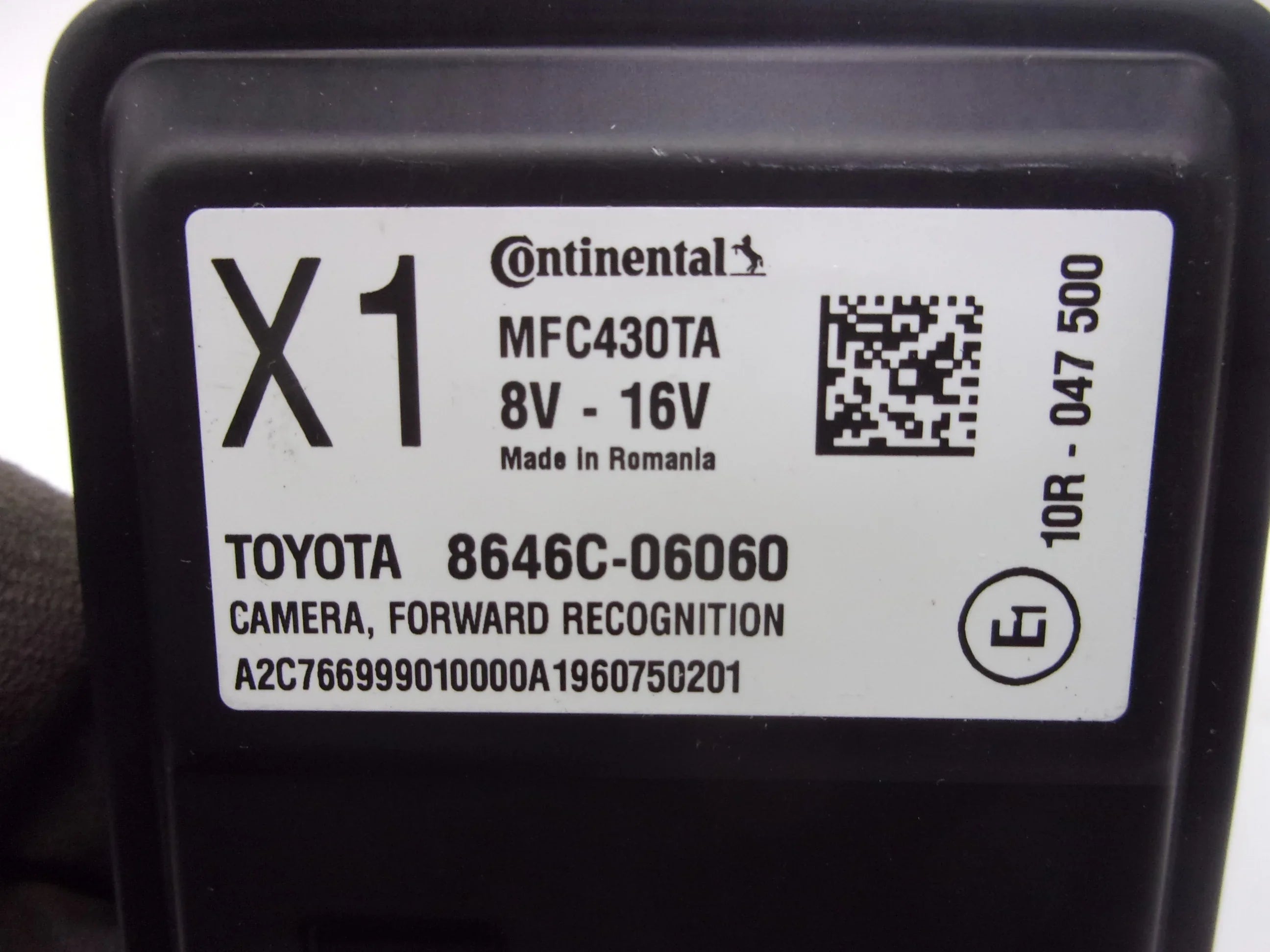 Pre-Owned 2019 Toyota Camry Forward View Lane Departure Camera ID 8646C-06060 OEM (Good)