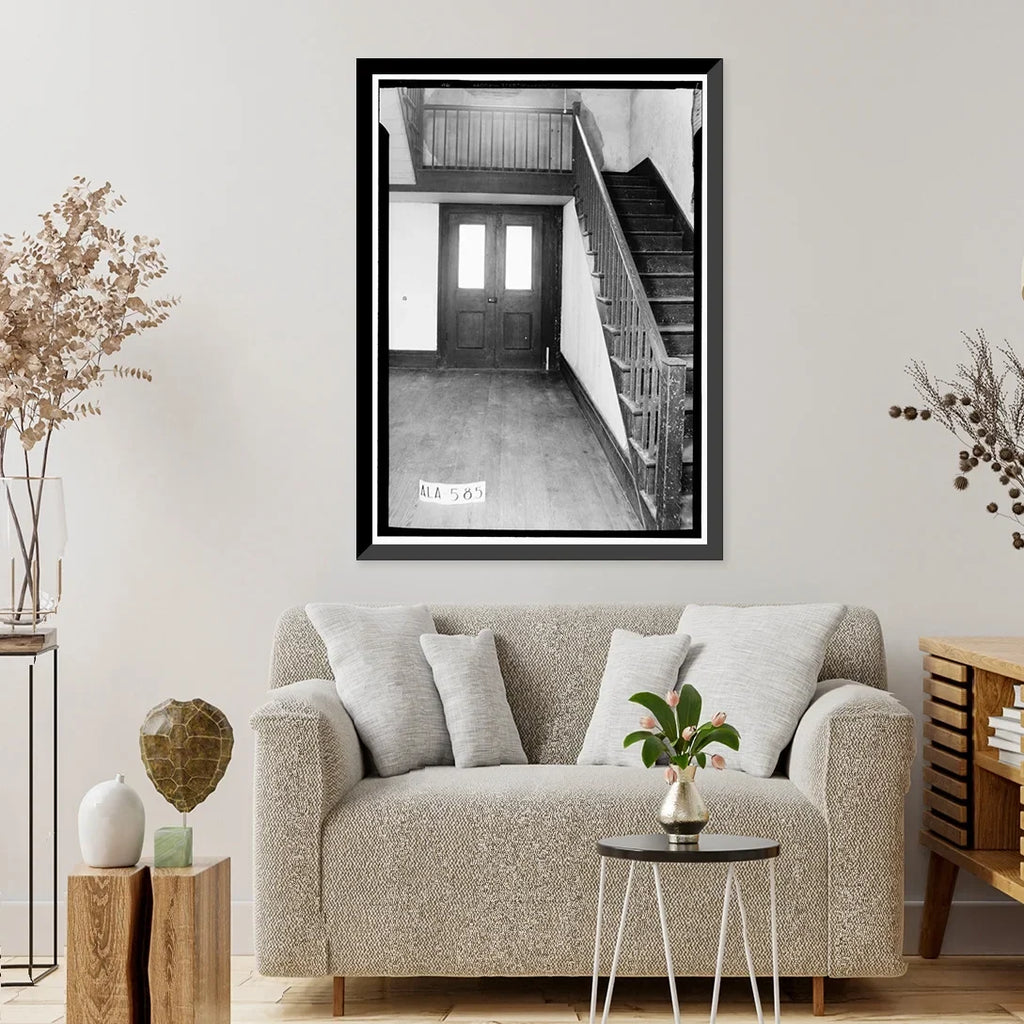 Historic Framed Print, Rush-Thornton House, U.Size. Highway 29, Tuskegee, Macon County, AL - 5, 17-7/8" x 21-7/8"
