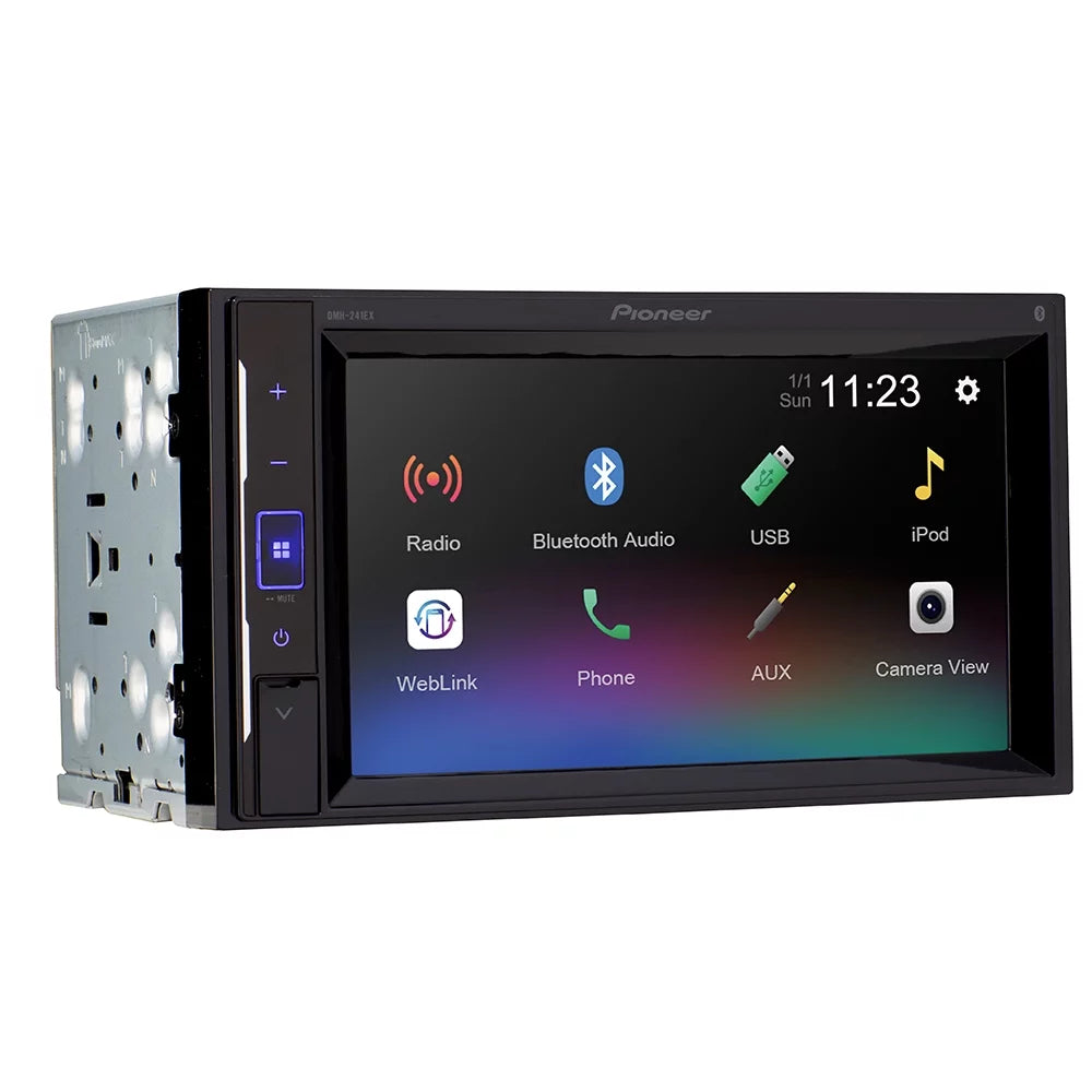 New Pioneer DMH-241EX Digital Media Receiver w/ Backup Camera (Does Not Play CDs)