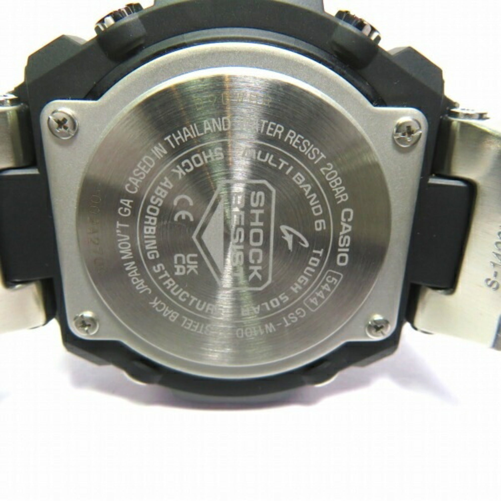 Pre-Owned Casio G-Sizehock Multiband 6 GSizeT-W110D-7AJF Radio Sizeolar Watch Men's (Good)