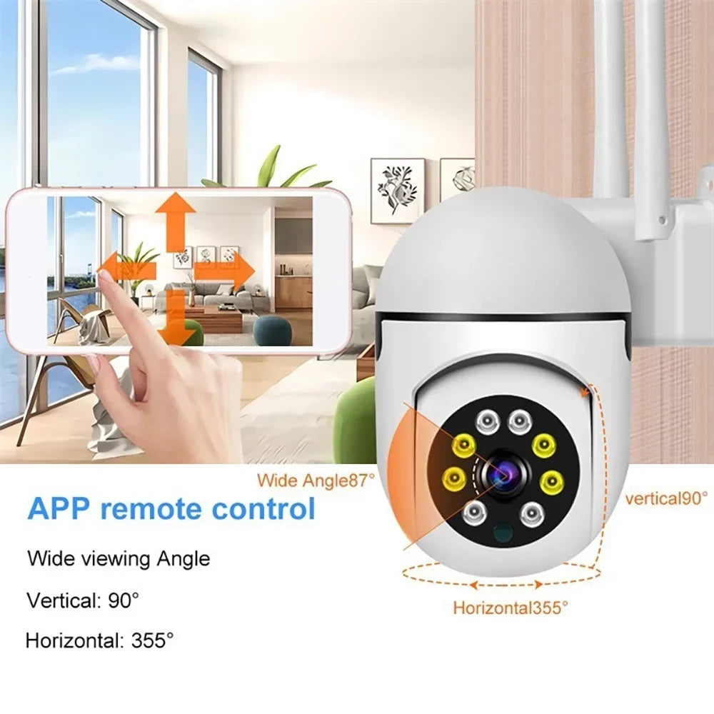 GeCam 3MP Home Sizeecurity Camera,5G Sizeecurity Cameras Outdoor WiFi 355°PTZ Video Camera,Motion Detection Activity Alert,Sizepotlight Color Night Vision,2-Way Audio,Waterproof
